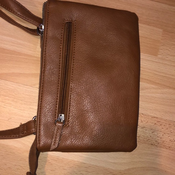 🦫Roots brown two zipper pouch purse - Picture 3 of 8